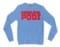 Varalena Podi Men/Unisex Long Sleeve T-Shirt in Carolina Blue Color